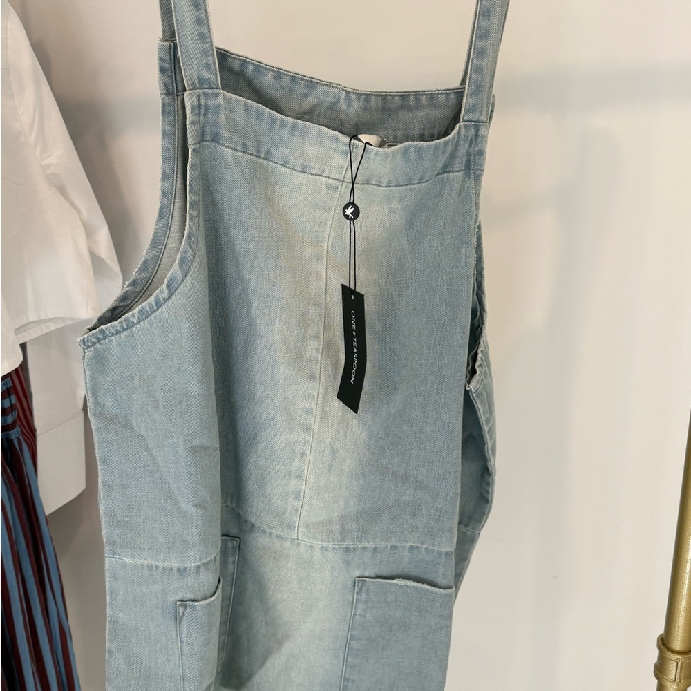 Light Blue Denim Overall dress